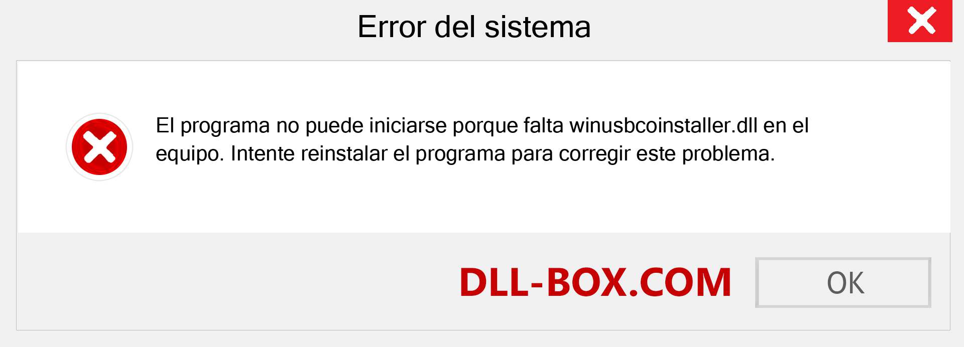 ¿Falta el archivo winusbcoinstaller.dll ?. Descargar para Windows 7, 8, 10 - Corregir winusbcoinstaller dll Missing Error en Windows, fotos, imágenes